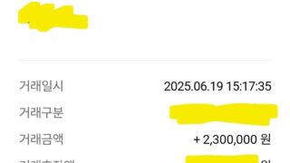 진행 잘했고 입금 잘 받았습니다