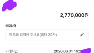 대납개통 후기...